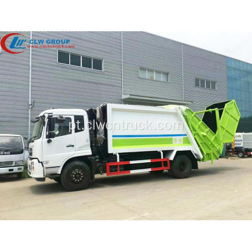 Caminhão Compactador de Resíduos Sólidos Garantidos 100% Dongfeng 12cbm